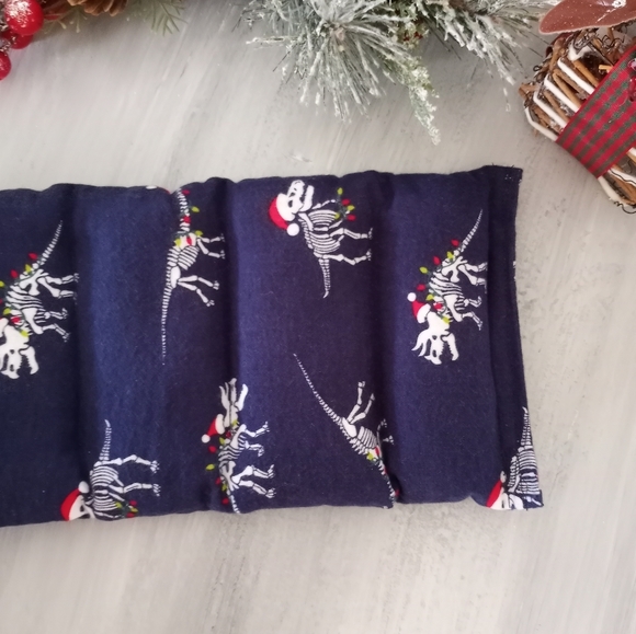 Microwavable Heating Pad Dinosaur Santa Skeletons #2 - Picture 6 of 7